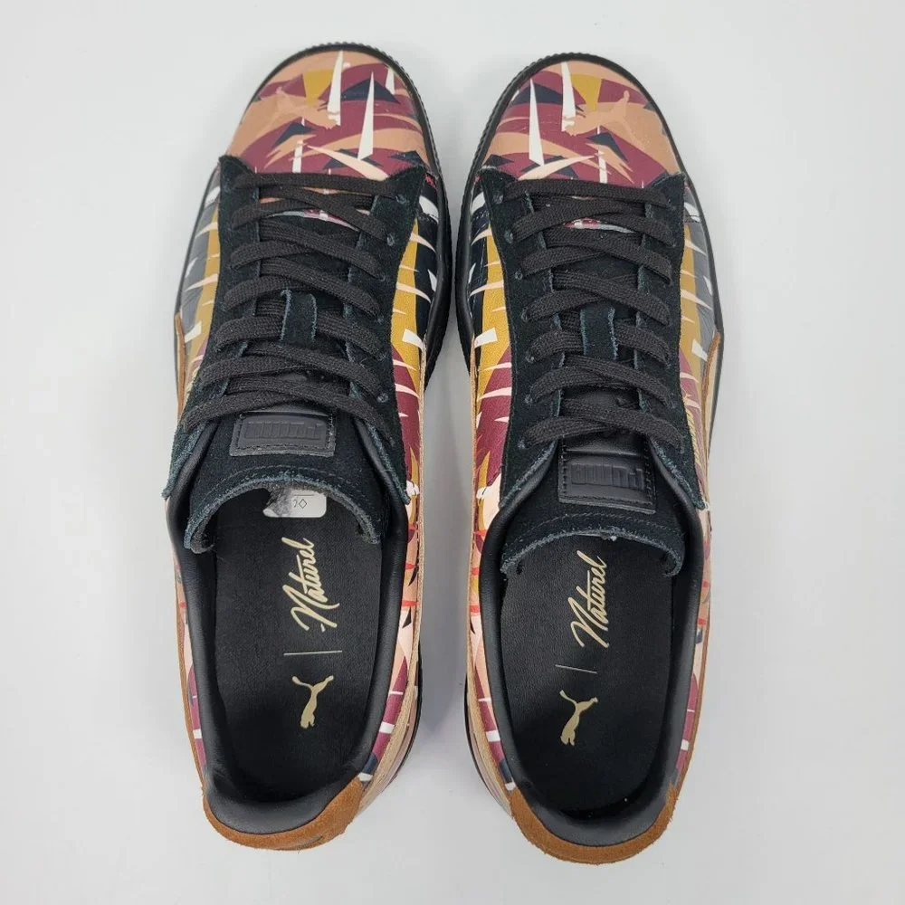 Puma X Naturel Clyde Moon Jungle Men's Multicolor Shoes 364445 01 US Size 9 - Picture 5 of 8